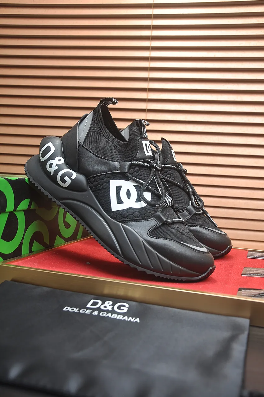 Men's shoes 💰480💶[D&G] High-end quality Product trademark: DG "Dolce & Gabbana*" low-top sneakers Product material: imported ^_^ cowhide upper, cotton silk lining, original outsole Regular size: 38-45 (45 customized)